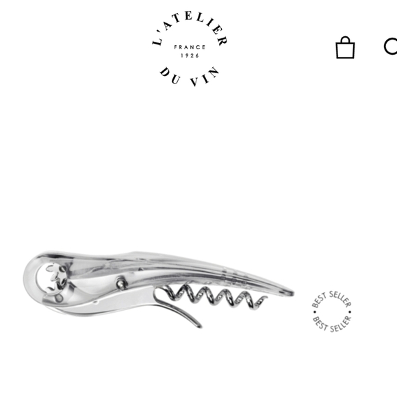 NWT L'Atelier du vin France Crystal Handle Wine Opener - Picture 1 of 7